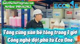 EAR8 Conseal – Tăng cứng sàn bê tông khô nhanh 40 phút cho nhà thầu và nhà máy công nghiệp